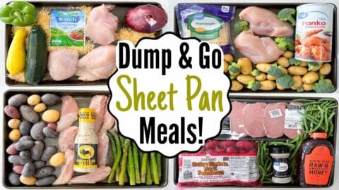 5 Dump & Go Sheet Pan Meals | One Pan Dinners Made Easy