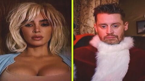 Kim Kardashian Releases “santa Baby” Music Video Featuring Macaulay Culkin